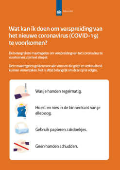 coronavirus poster 007 maatregelen hygiene overheid