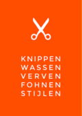 Poster voor een kapsalon