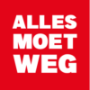 poster alles moet weg raam affiche