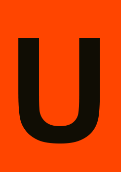letter poster u oranje