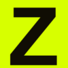 Raamposter letter Z