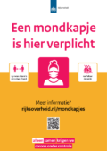 Mondkapje verplicht poster Rijksoverheid Publicatie | 05-11-2021