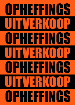 neon poster oranje 011