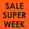 neon raamposter super sale week 70% korting