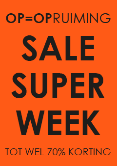 neon raamposter super sale week 70% korting