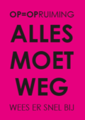 Roze Raamposter voor winkeliers