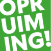 OPRUIMING! poster in het groen