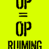 op = opruiming poster