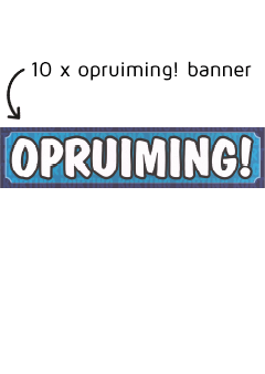 opruimingbanner