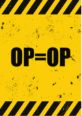 op is op outlet poster voor winkeliers