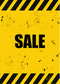 outlet sale poster
