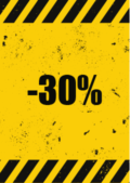 outlet -30% procent saleposter