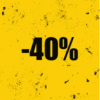 -40% outlet poster