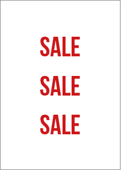 sale poster 140