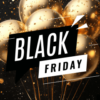 feestelijke black friday poster