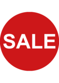 sale sticker rond 013