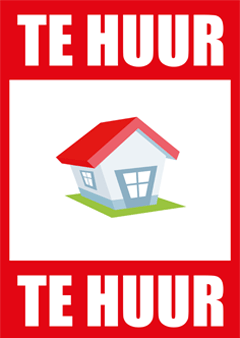 Te huur posters